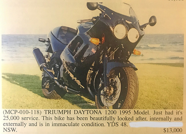 Triumph Daytona 1200